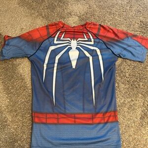 Men’s Large Spider-Man Jiu Jitsu rashguard